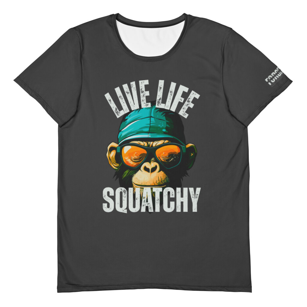 Live Life Squatchy Athletic Tee (M)