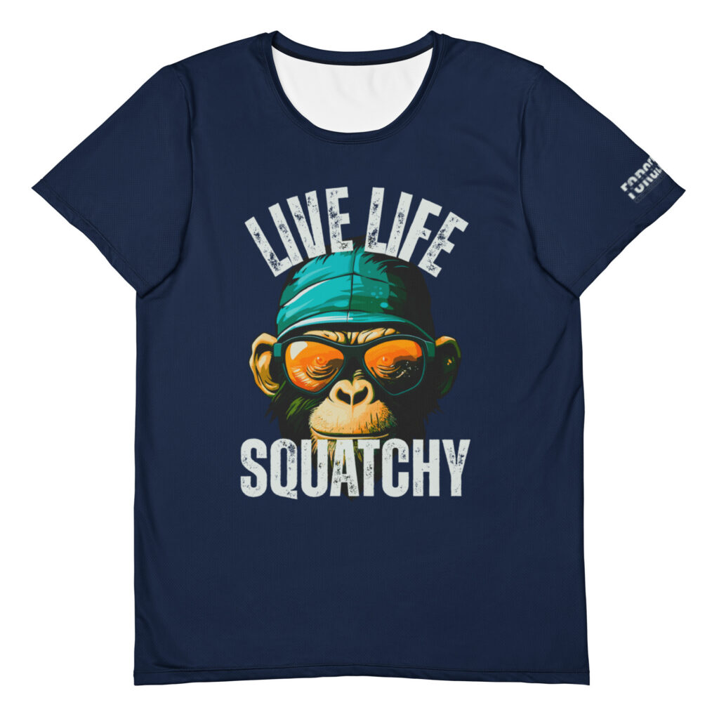 Live Life Squatchy Athletic Tee (M)