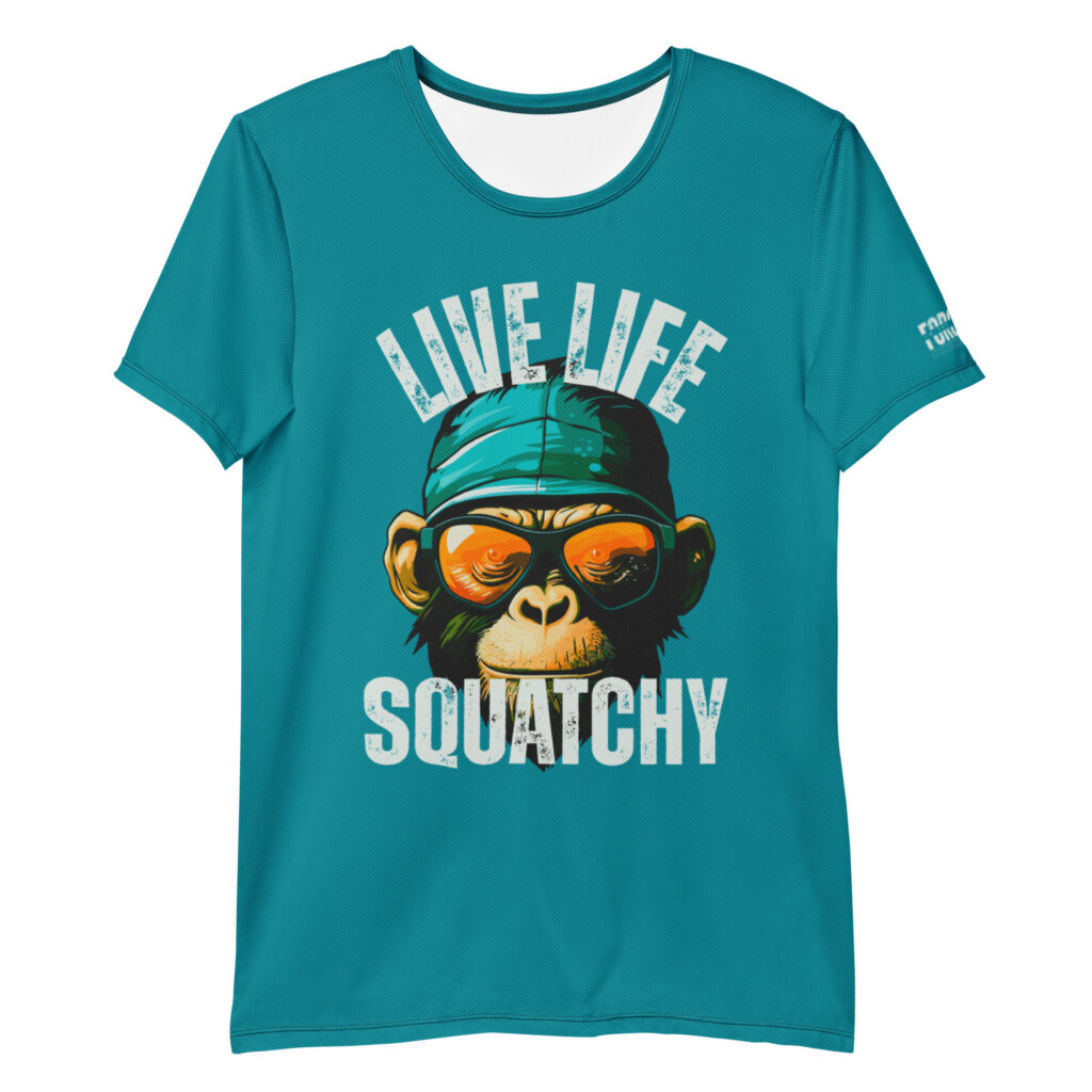 Live Life Squatchy Athletic Tee (M)