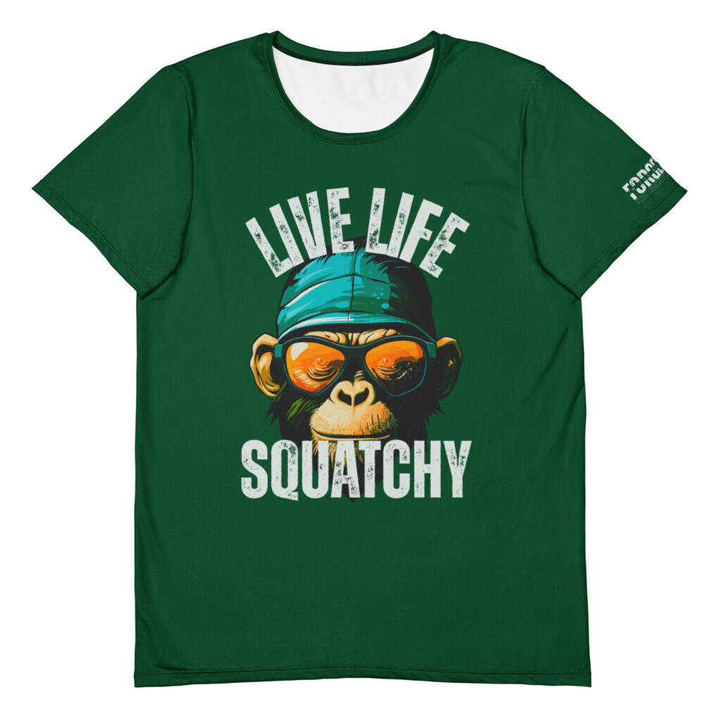Live Life Squatchy Athletic Tee (M)