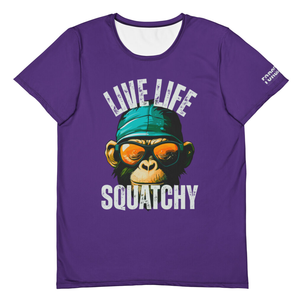 Live Life Squatchy Athletic Tee (M)