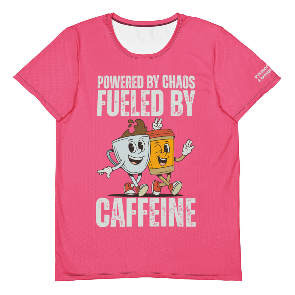 Fueled by Caffeine Athletic Tee (M)