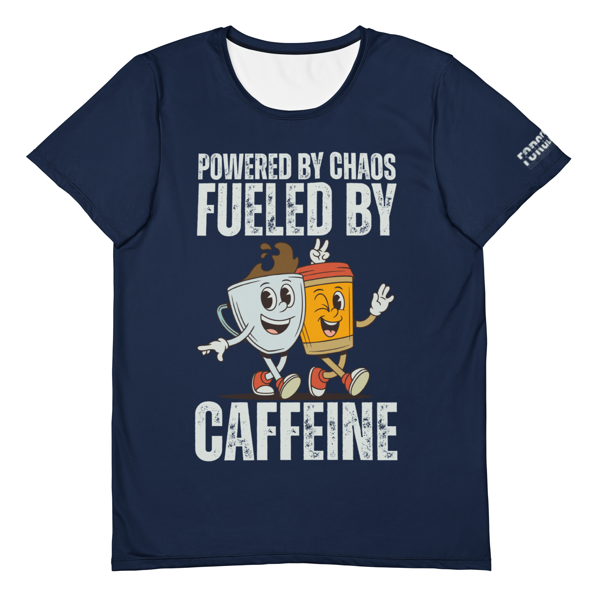 Fueled by Caffeine Athletic Tee (M)