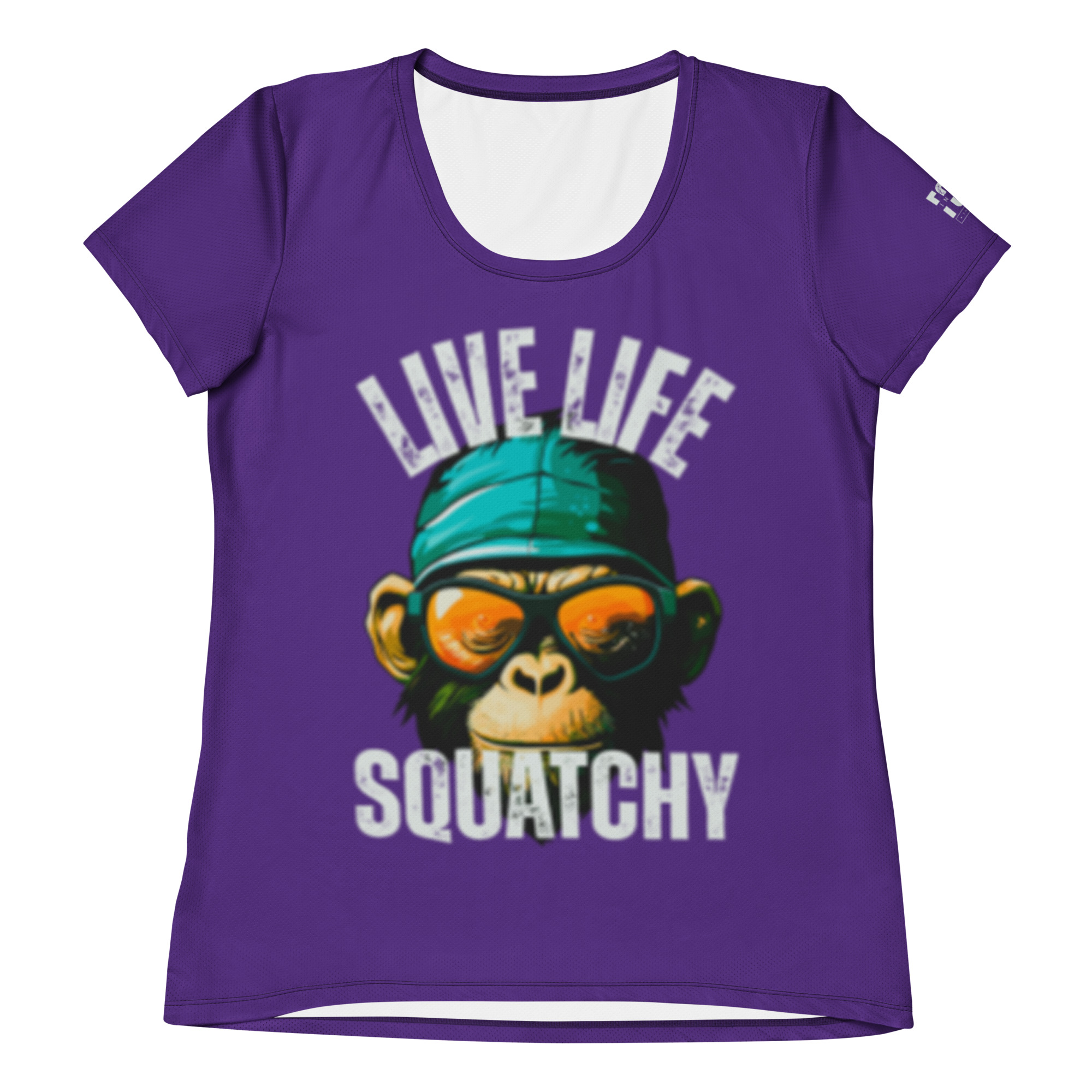 Live Life Squatchy Athletic Tee (W)